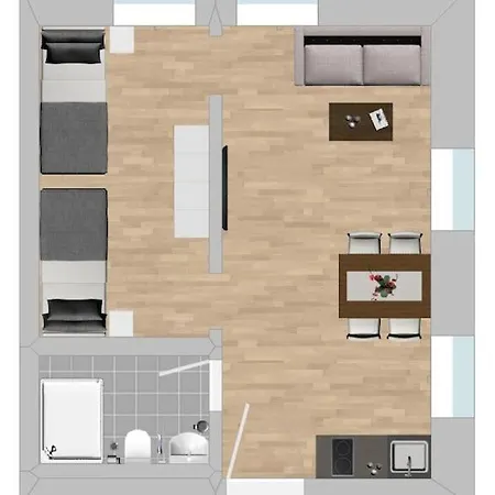 Am1062 - Smarte Monteurwohnung Uebergangswohnung